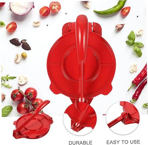 Miniatura 6 de Didiseaon 2 piezas de prensa de masa para panqueques, fabricante de tortillas antiadherentes, herramienta de fabricación de pierogi, molde de prensa