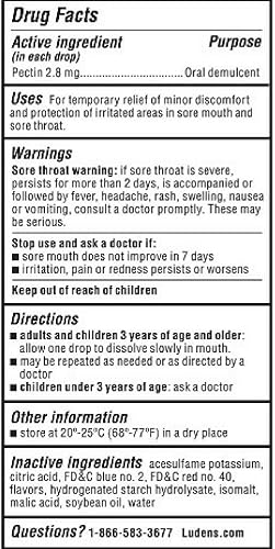 Miniatura 2 de Ludens Sf Wild Cherry Dro Tamaño 25ct Ludens Sf Wild Cherry Gotas 25ct