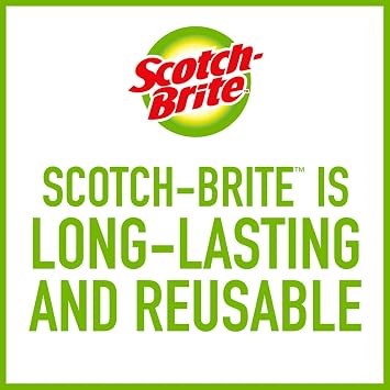 3M Scotch-Brite Dobie, 1 Pad Each (Value Pack of 6)