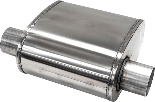 CORSA EXHST Corsa - Custom Sport Muffler 304SS 2.5in Offset In / 2.5in Offset Same Side Out 10in Length CP250SS