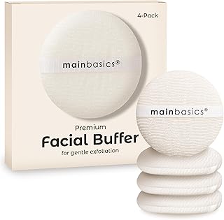 MainBasics Face Scrubber Exfoliator Pads (4-Pack)