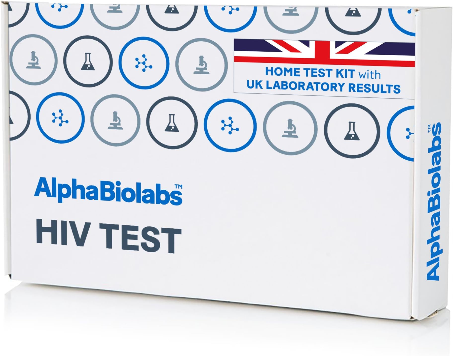 AlphaBiolabs HIV Test with Same Day Laboratory Results - 100% Accurate - Confidential Results - Meets BASHH, FSHR & MHRA guidelines