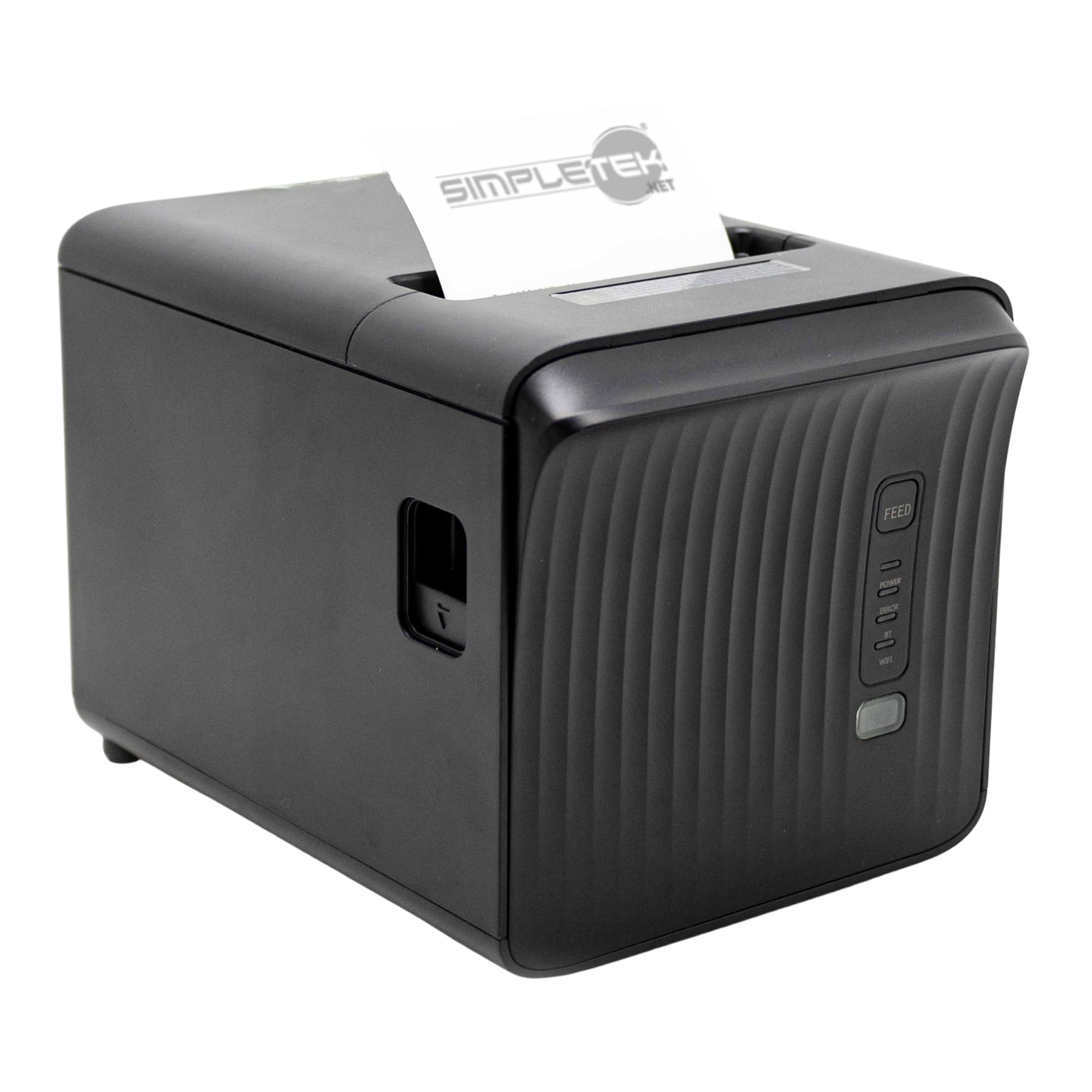SIMPLETEK - Stampante Termica POS 80mm |USB WiFi BT | per Scontrini Ricevute e Comande - Auto-Cut | Driver e Manuale inclusi