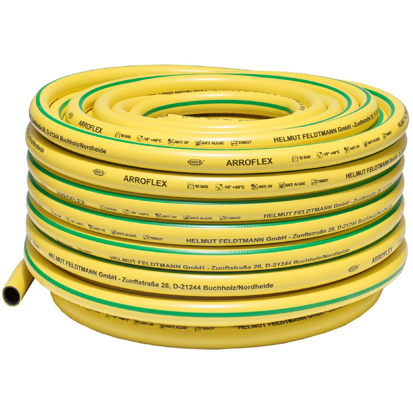 Wasserschlauch 3/4" - 50m | PVC Gartenschlauch gelb