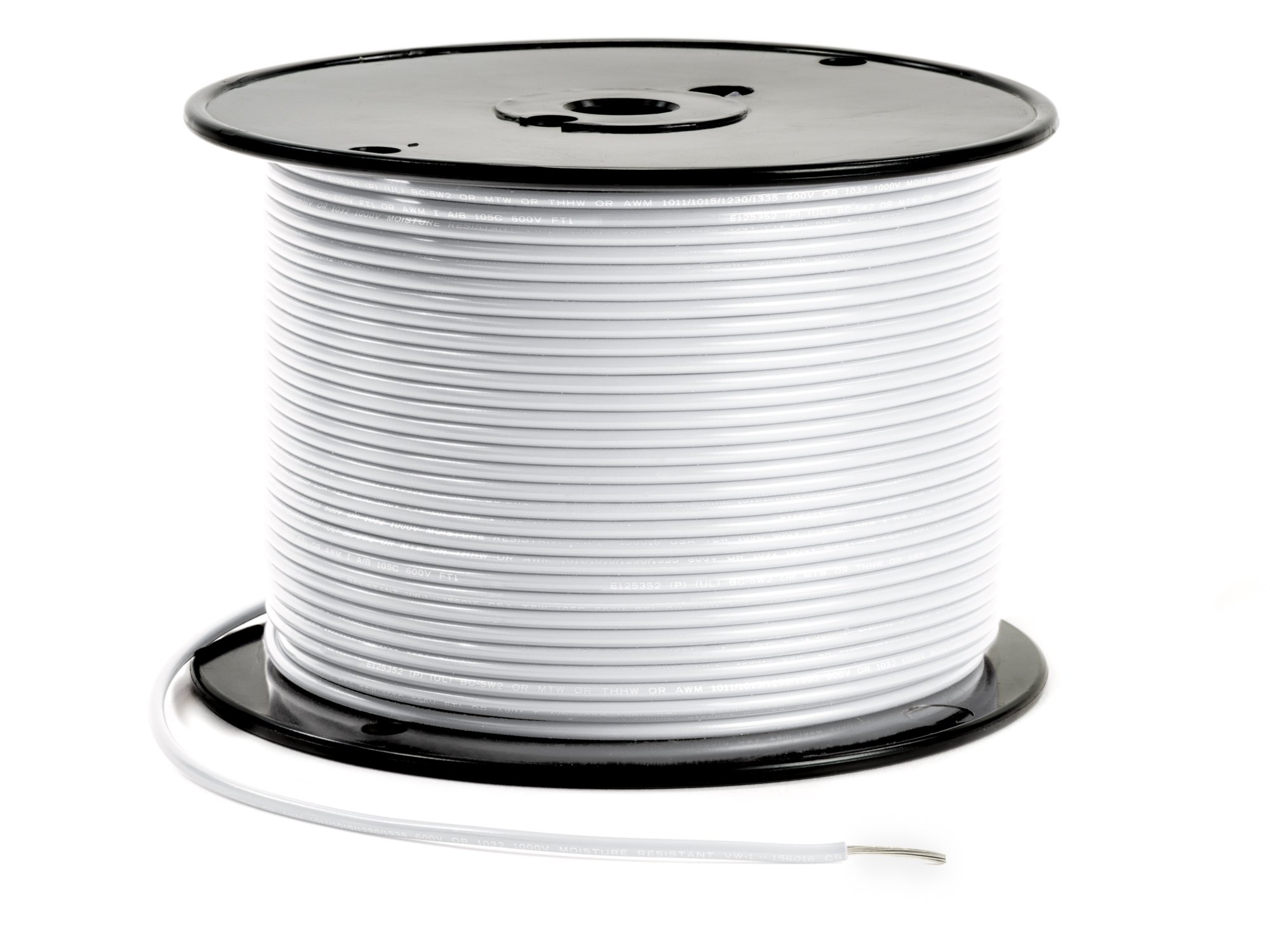 Cobra Wire 14-Gauge Tinned Copper Primary Wire, 100-Feet, White