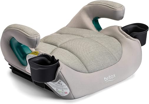 Britax UpNGo Car Seat with Hard Close, Lightweight and Portable with Slim Design and PosturePlus, Accommodates Children up to 120 lbs and 63 inches, Parchment