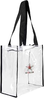 Littlearth Dallas Cowboys NFL Clear Square Stadium Tote