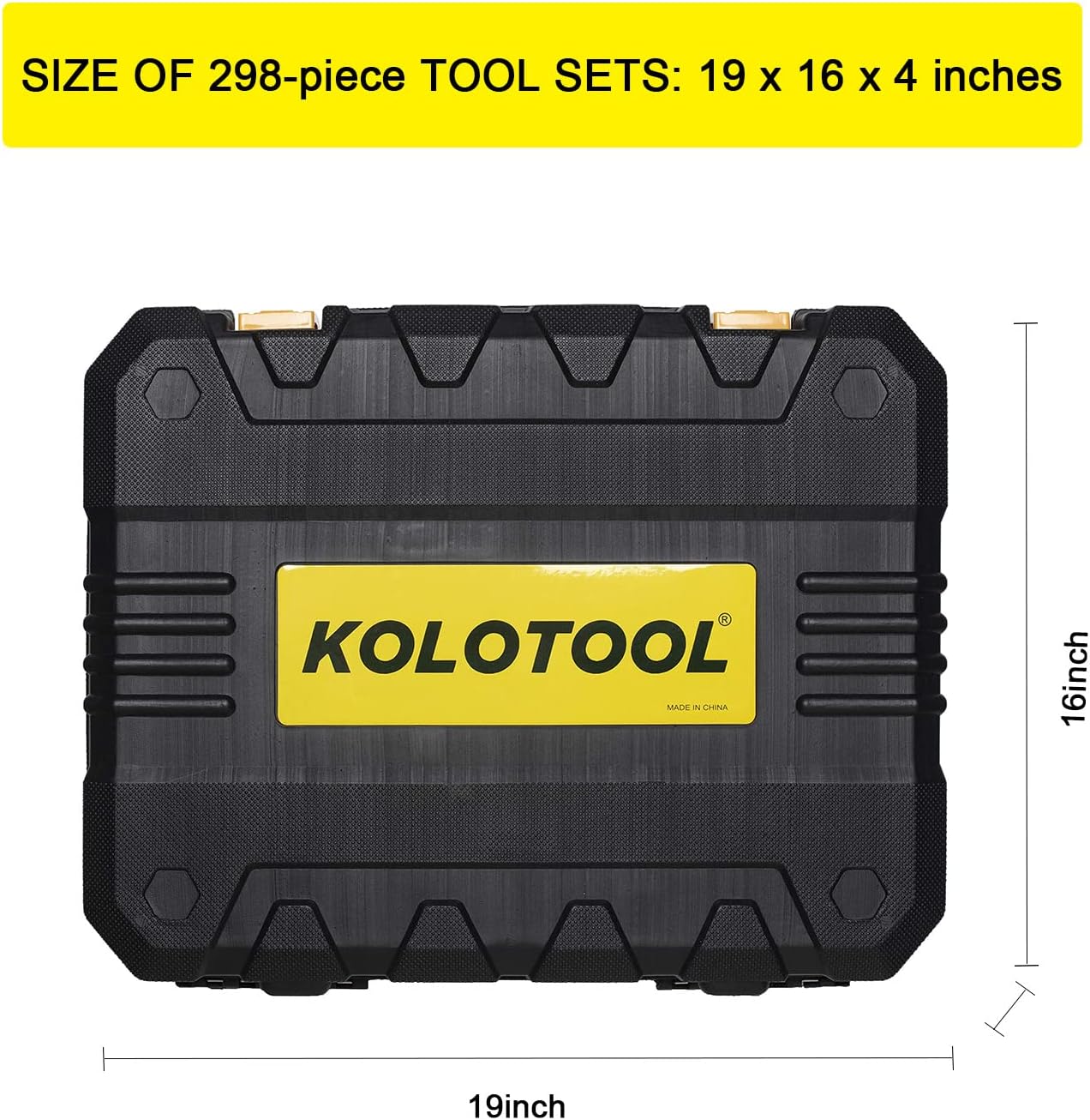 Gеt Sресіаl Prісе Wrench Tool Kit, KOLOTOOL 298 Piece Household Hand Tool Set with Wrenches Ratchets Hammer Piers