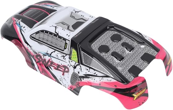 High Impact PVC Car Body Shell for SCY 16101PRO 1/16 RC Cars, Easy to Replace and Sturdy Remote Control Car Shell Accessory with Exquisite Detail Rose Red
