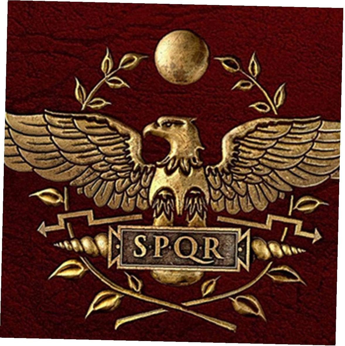 Spqr Senatus Populusque Romanus Roman Empire Flag Banner Decorative Flag With Two Brass Grommets 3 X 5 Ft Amazon Co Uk Garden Outdoors