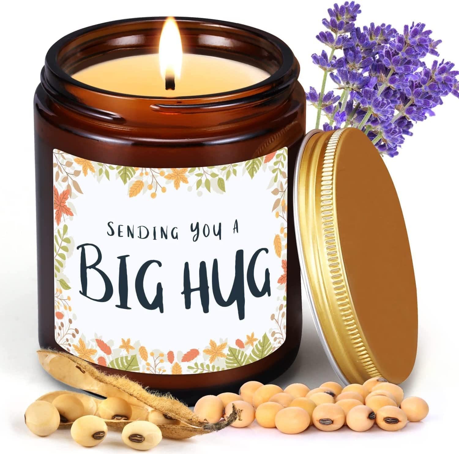 Jaffiust 4 Pack Candles for Home Scented, Aromatherapy Candle Gifts for Women,Scented Candles Set for Mother's Day Christmas Valentine Thanksgiving Brithday Gifts,Soy Wax Candle Set for Stress Relief