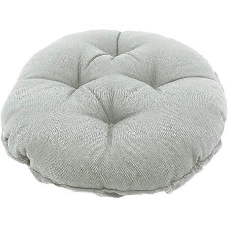 Coussin De Siège Rond Simili Cuir 40x4 Cm - Couleur Au Choix - Design Baril Pour Tabouret