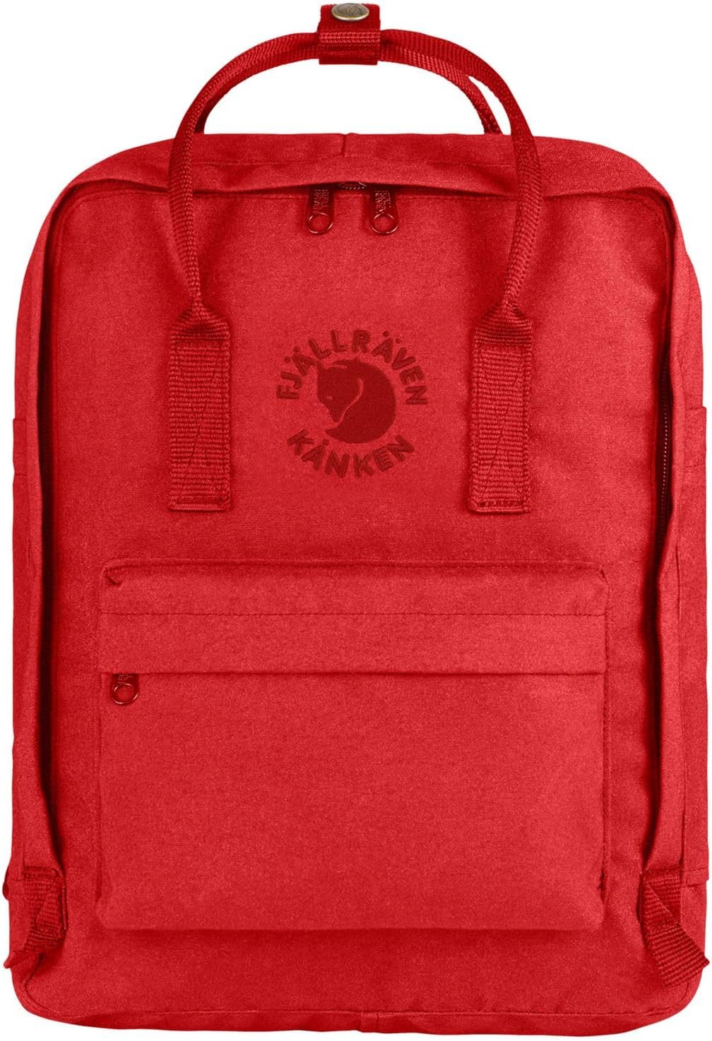 Fjallraven, Re-Kanken Recycled and Recyclable Kanken Backpack for Everyday, Red