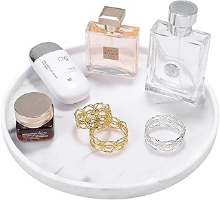 Luxspire Round Tray Deko, Resin Bathroom Vani...,