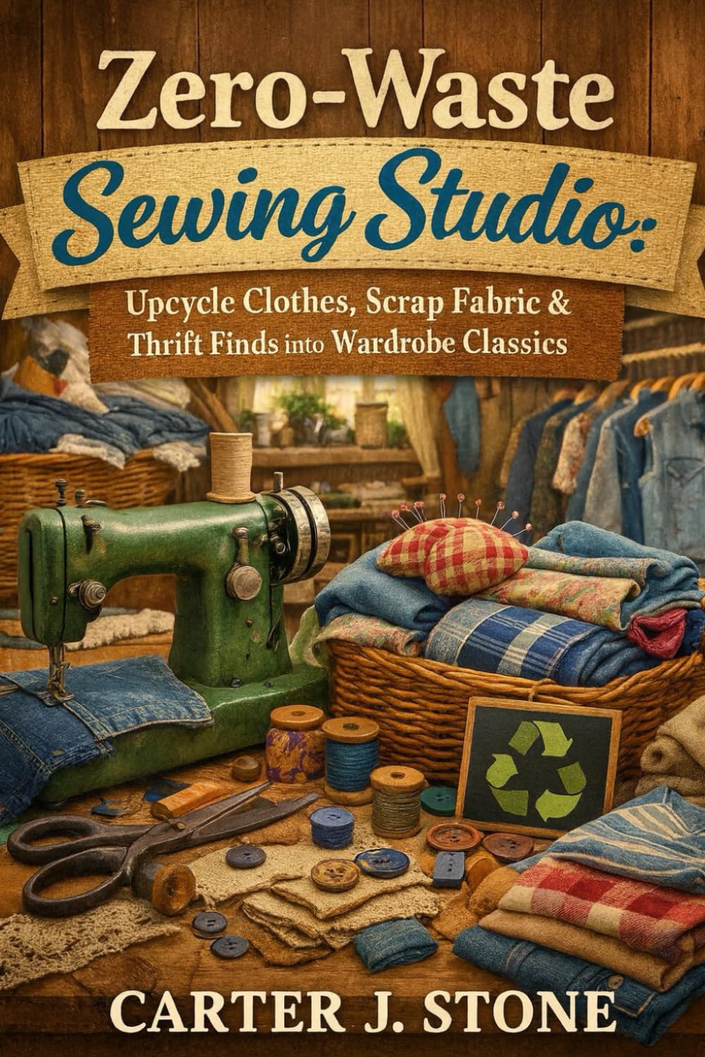 Zero-Waste Sewing Studio: Upcycle Clothes, Scrap Fabric & Thrift Finds into Wardrobe Classics