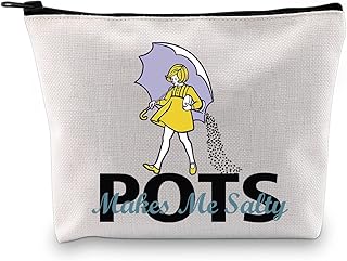 POTS Awareness Gift POTS Makes Me Salty Makeup Bag POTS Syndrome Fighter Warrior Cosmetic Bag Dysautonomia Awareness Gift (POTS Makes Me Salty MB)