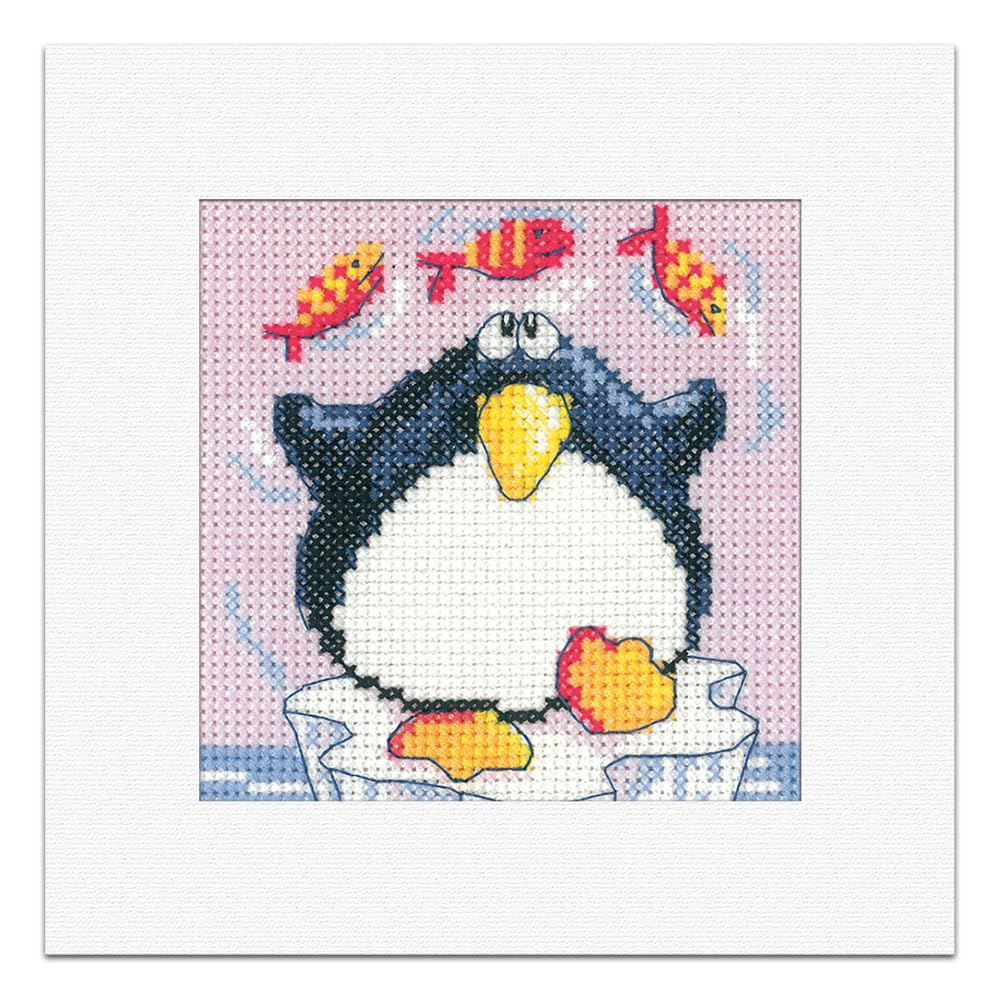 Heritage Crafts N/A Pegui - Christmas Card Kare Carter Cross Stitch Kit