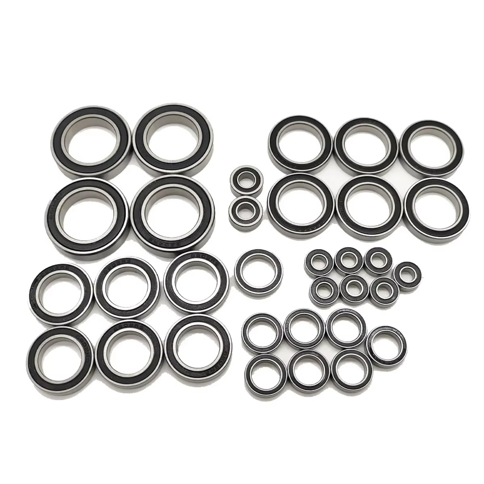 RC Lagerteile Für Traxxas Für XRT 78086-4 1/6 5196A 33Pc Komplettes Kugellager Kit Chromstahl Schwarz Versiegelt Vorgefettet RC Autoteile