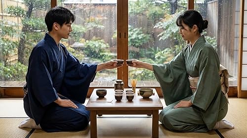 Miniatura 3 de Juego de 6 tazas de té de cerámica de arcilla pequeña hecha a mano, tradición asiática japonesa, estética, cerámica, porcelana, Chado Zen