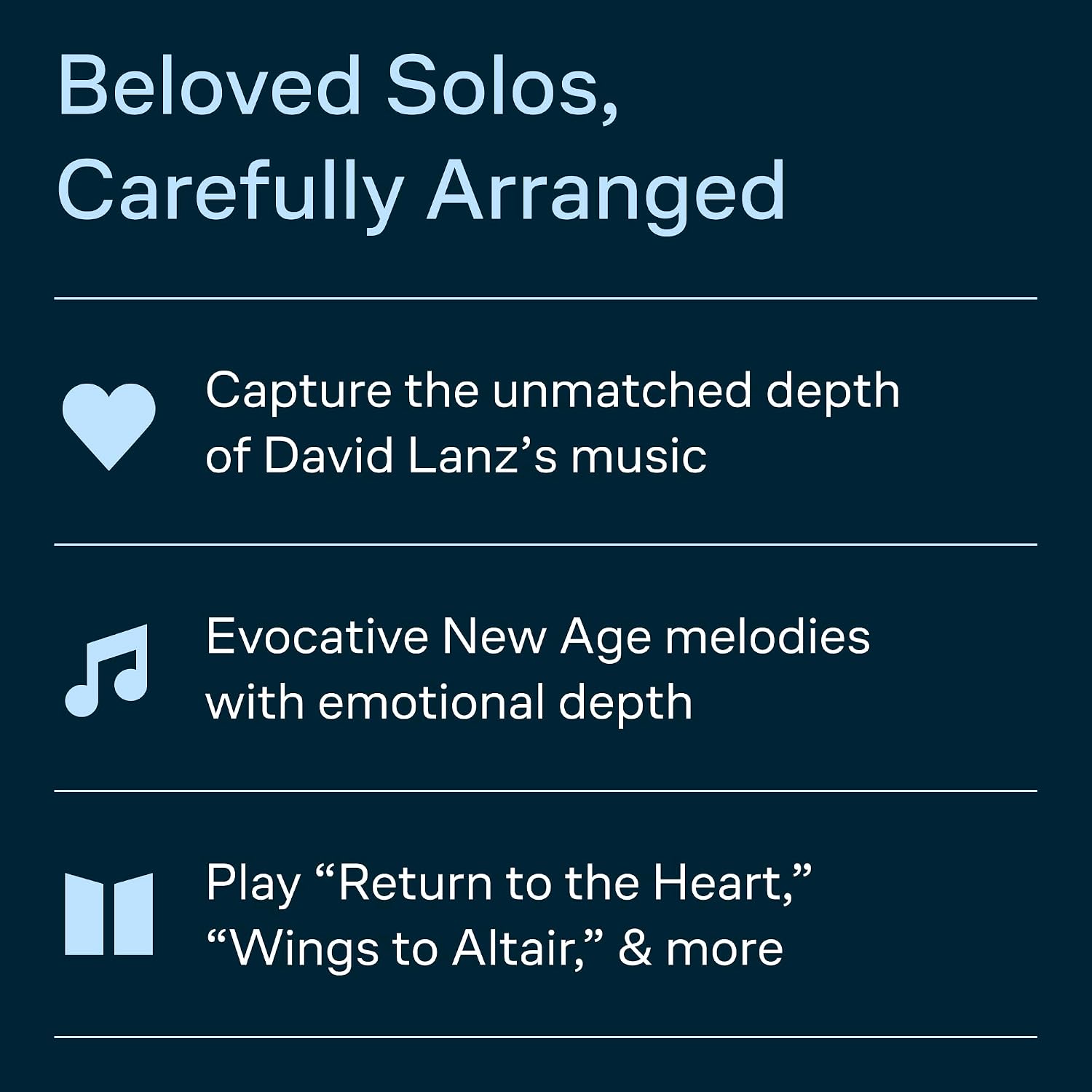 David Lanz Collection | Piano Solo Songbook | 12 Beautiful Pieces for Intermediate Pianists | New Age Sheet Music | Intermediate Piano Music for Players
