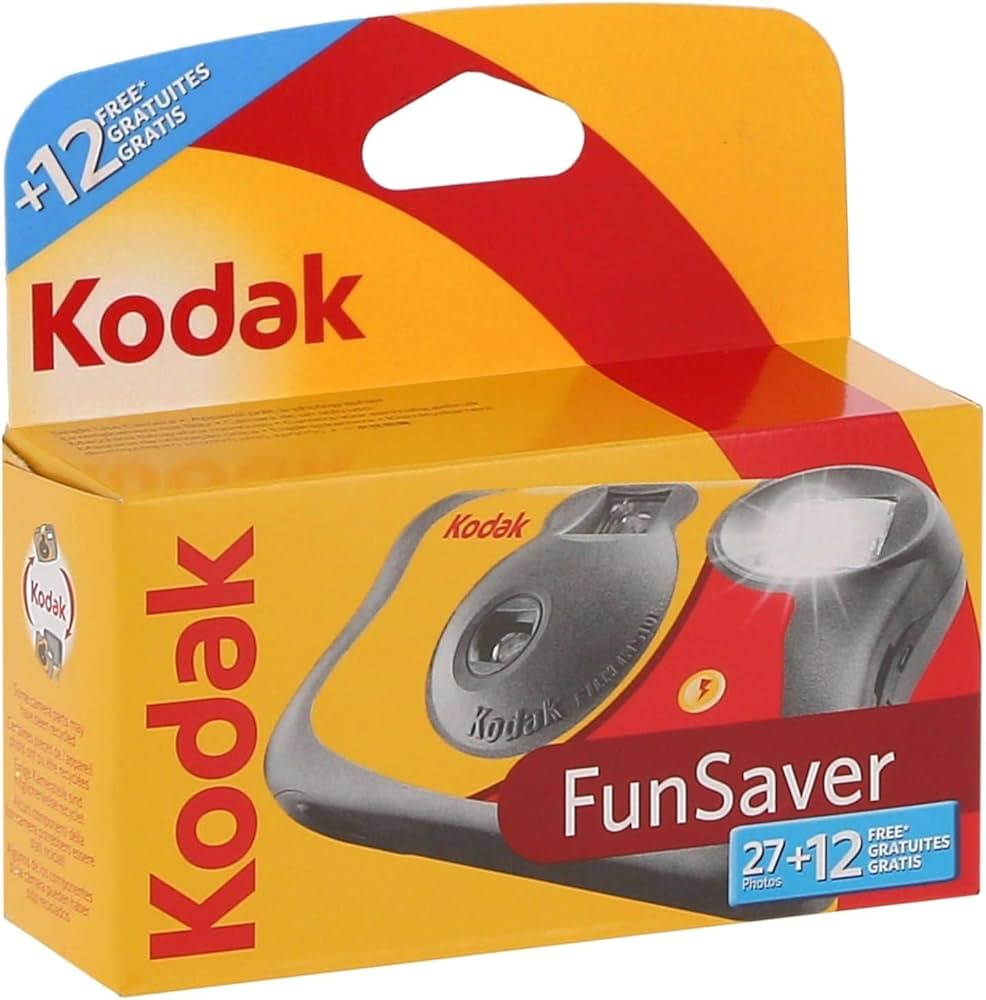 Amazon | Kodak Funsaver 35mm 1回限りの使い捨てカメラ(ISO-800