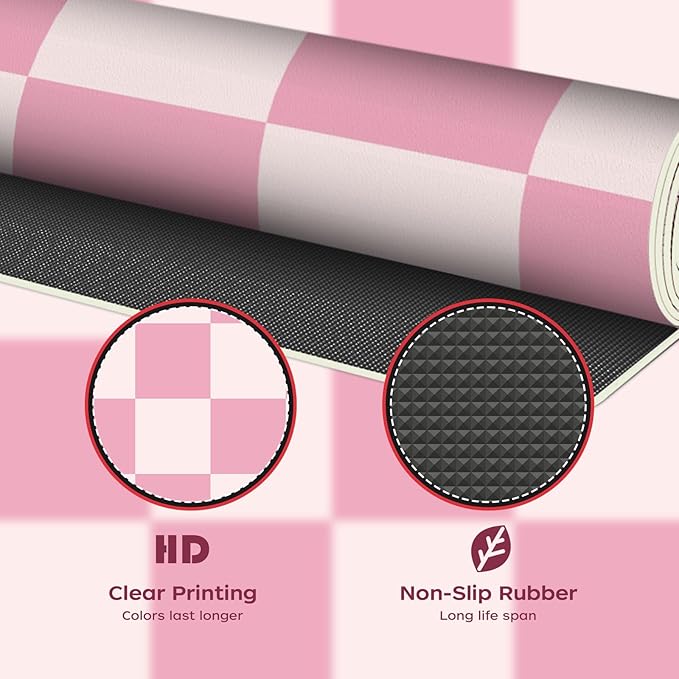 Alfombrilla Escritorio BLESWIN 35.4x15.7" Cuero PU Antideslizante miniatura 4