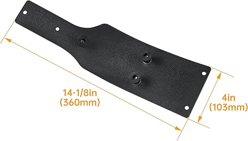 Miniatura 3 de ECOTRIC Placa de deslizamiento de bicicleta eléctrica/protector de roca compatible con bicicletas Rad Power 2016-2020 RadRover y RadRhino