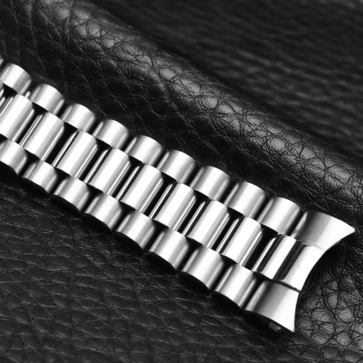 Fermoir Déployant Bracelet de Montre Homme Solide Acier Inoxydable Bracelet Montre Accessoires pour Rolex