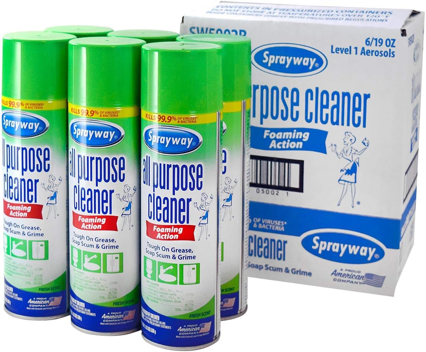 Sprayway All Purpose Cleaner, (6pk, 19 oz.) Health