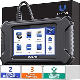 MUCAR CS2 Multi-Brand Car Diagnostic Tool, ECM ABS SRS OBD2 Scanner, UK OBD2 Code Reader with Oil EPB TPMS Reset, Car Engine Fault Code Reader