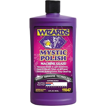 Amazon.com: Wizards Spray Mystic Wax - Slick Finish Detailer and Glass ...