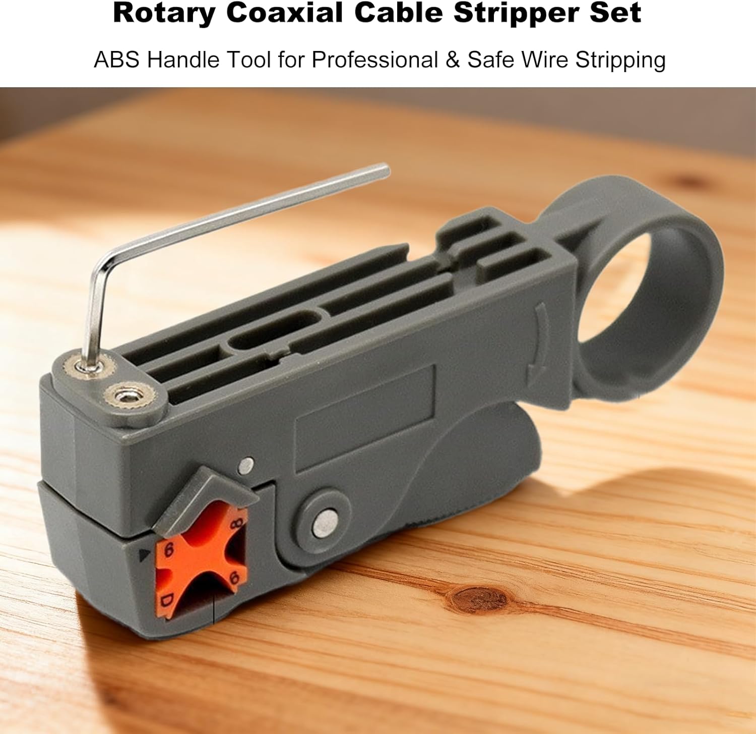 2Pcs Cable Stripper Coax Wire Cutter Strippers Tools Jacket Mini Cutters Kit for RG59 RG58 RG6 RG11 Compression and Crimping Tool Set for Wires