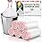 Small Trash Bags Bathroom 2 Gallon - Drawstring Kitchen Garbage Bag 125 Count Clear White Mini Unscented Strong Durable Bulk Wastebasket Plastic Liners for Car Office Can