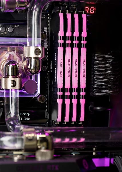 Crucial Ballistix BL2K8G32C16U4BL RGB, 3200 MHz, DDR4, DRAM, Mémoire Kit pour PC de Gamer, 16Go (8Go x2), CL16, Noir - 4