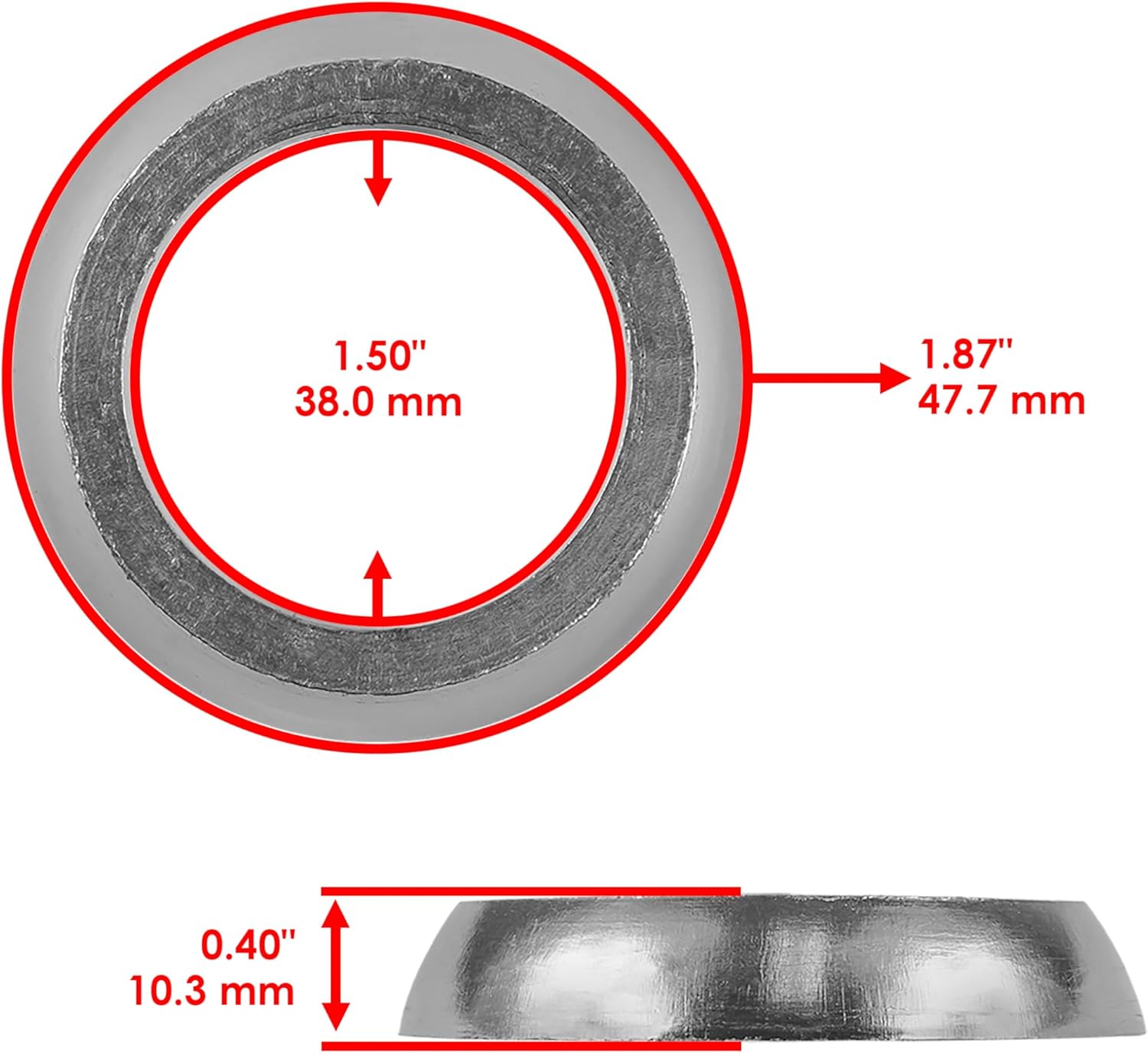 Caltric Muffler with Pipe Gasket Compatible with Polaris Sportsman 500 4x4 1996 1997 1998 1999 2000