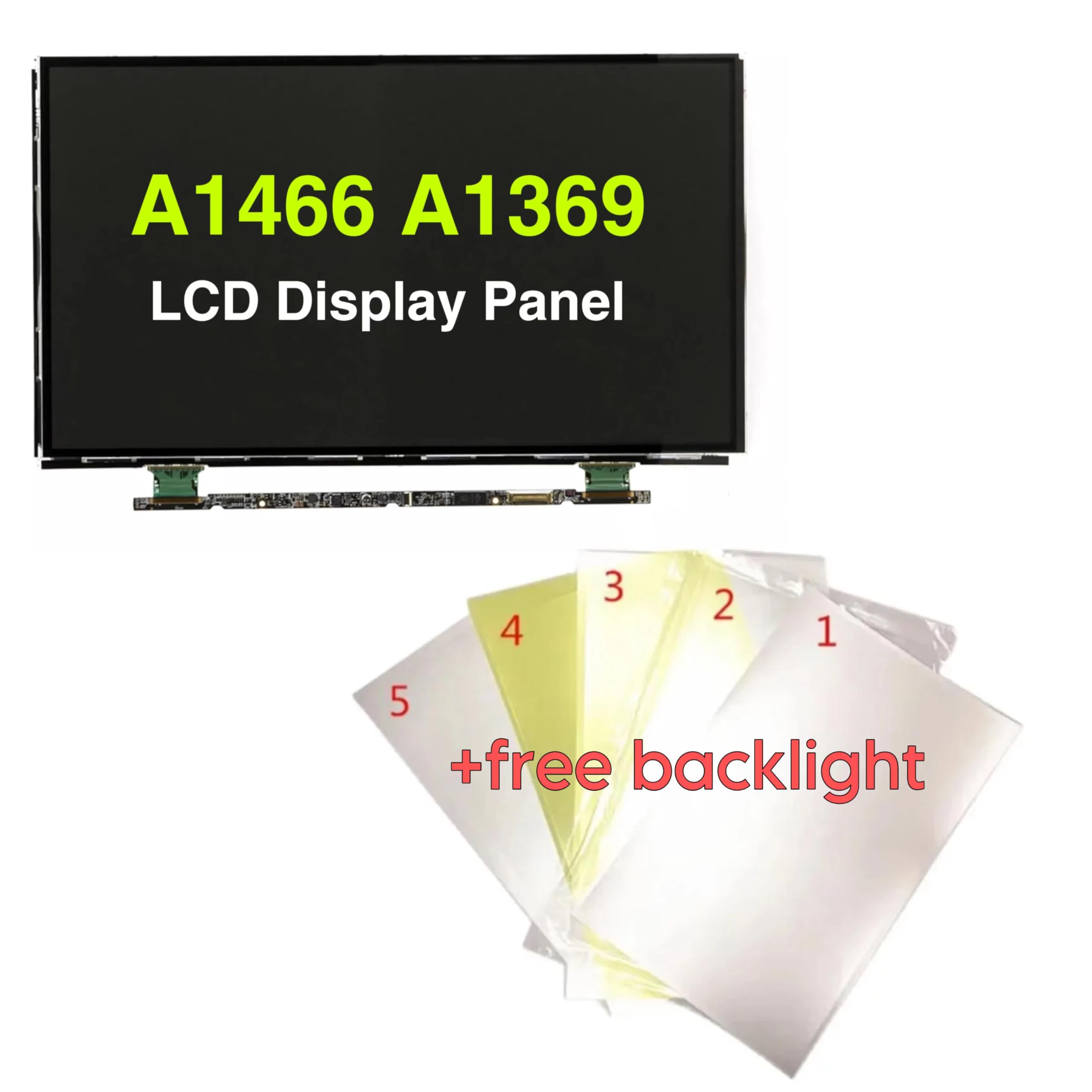 Écran LCD De Remplacement Pour MacBook Air 13" A1369 A1466 (2010-2017) - Modèle LP133WP1, Neuf