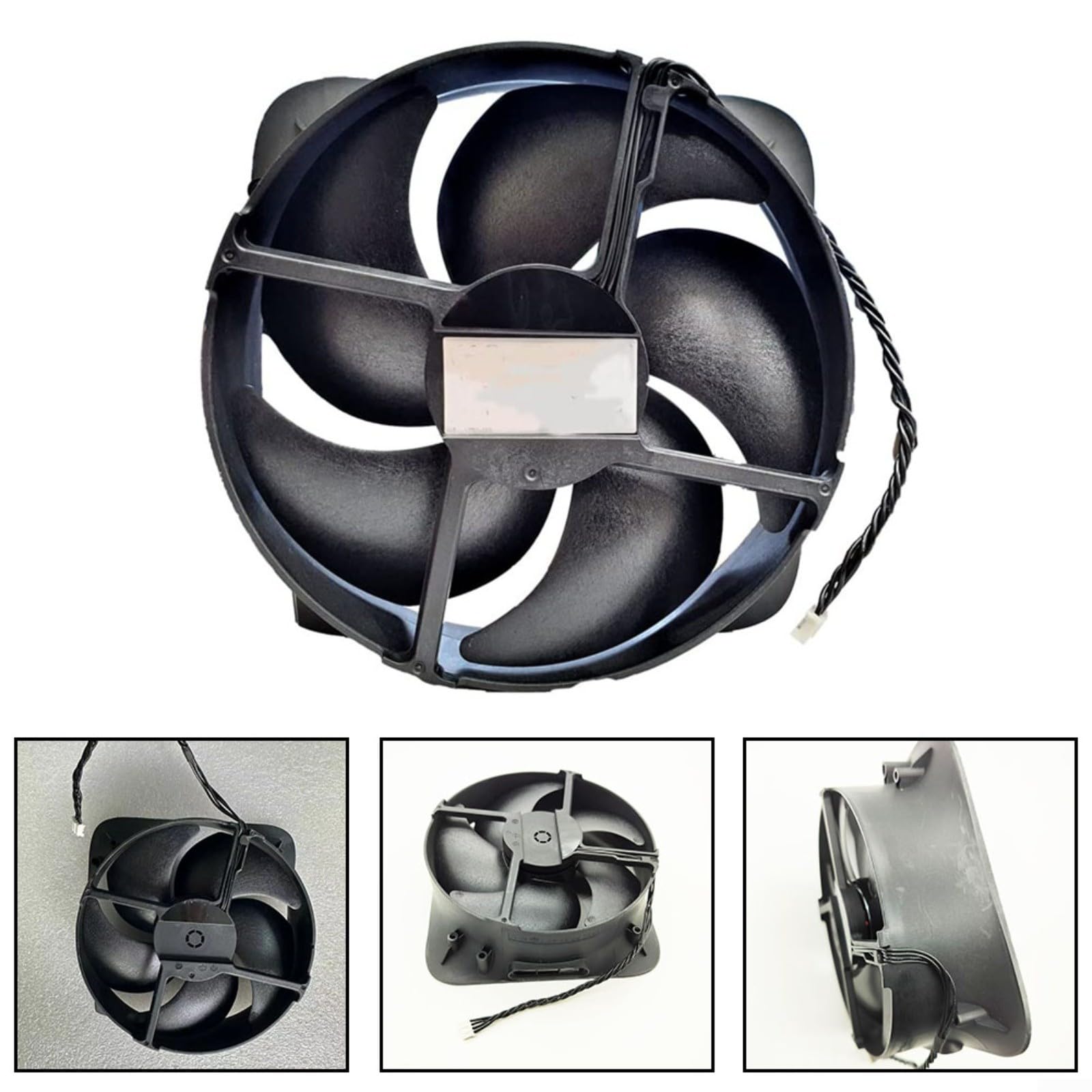 Ventilateur de refroidissement interne pour Xbox Series X, refroidisseur de processeur de rechange à 5 lames, flux d'air amélioré pour éviter la surchauffe, matériau ABS résistant aux hautes