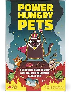 Exploding Kittens LLC Title: Power Hungry Pets: Strategic Card Game - Fun Family Board Game Night Adventure | Ages 7+ | 2-...