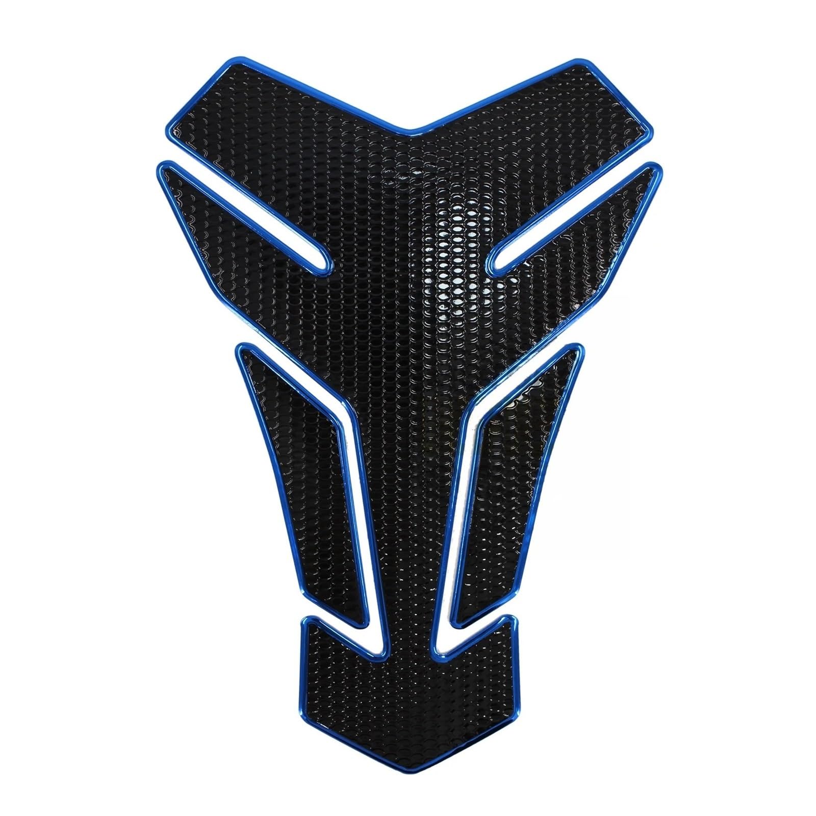 for for YZF-R1 1998-2008 for YZF-R6 for FJR1300 for XJ6 for FZ1S for FZ6R Motorcycle Tank Pad Case Sticker Gas Oil Fuel Decal(Blue)