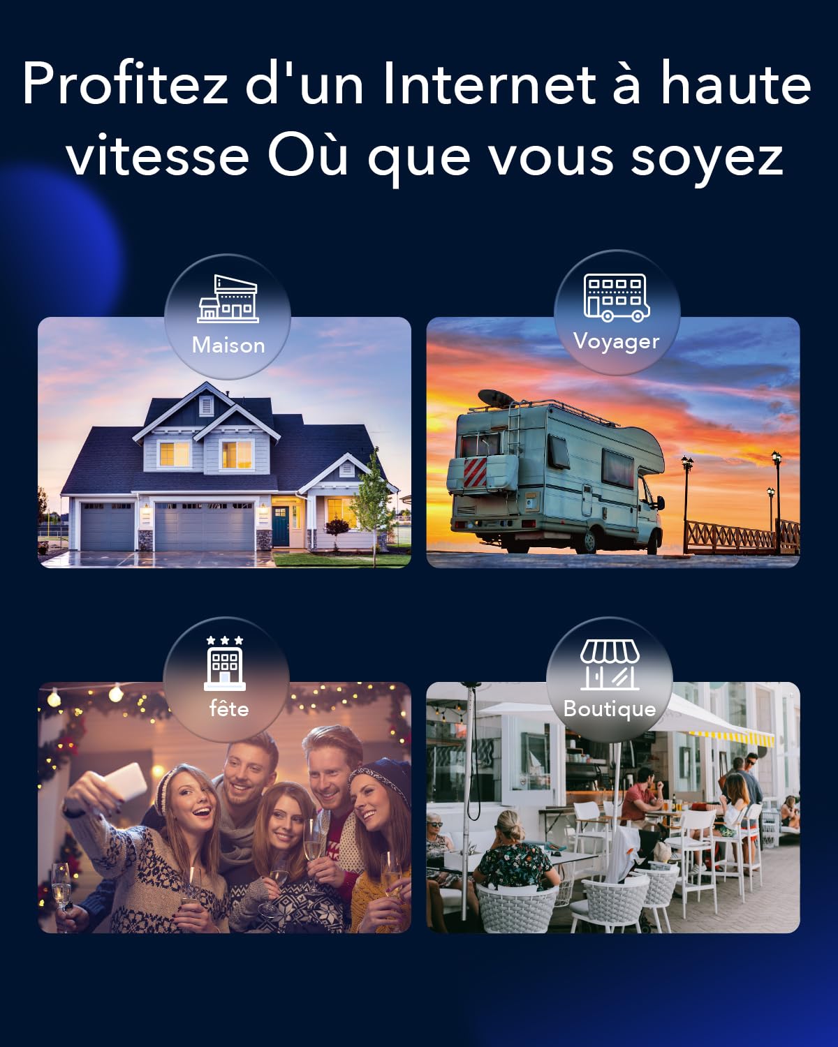 Cudy Routeur Interne P5 5G NR SA NSA WiFi 6, AX3000 Dual SIM 5G, Qualcomm IPQ5018, SDX62, 4 x 4 MIMO, antennes Amovibles, Verrouillage de Bande, VPN, Zerotier, Cloudflare
