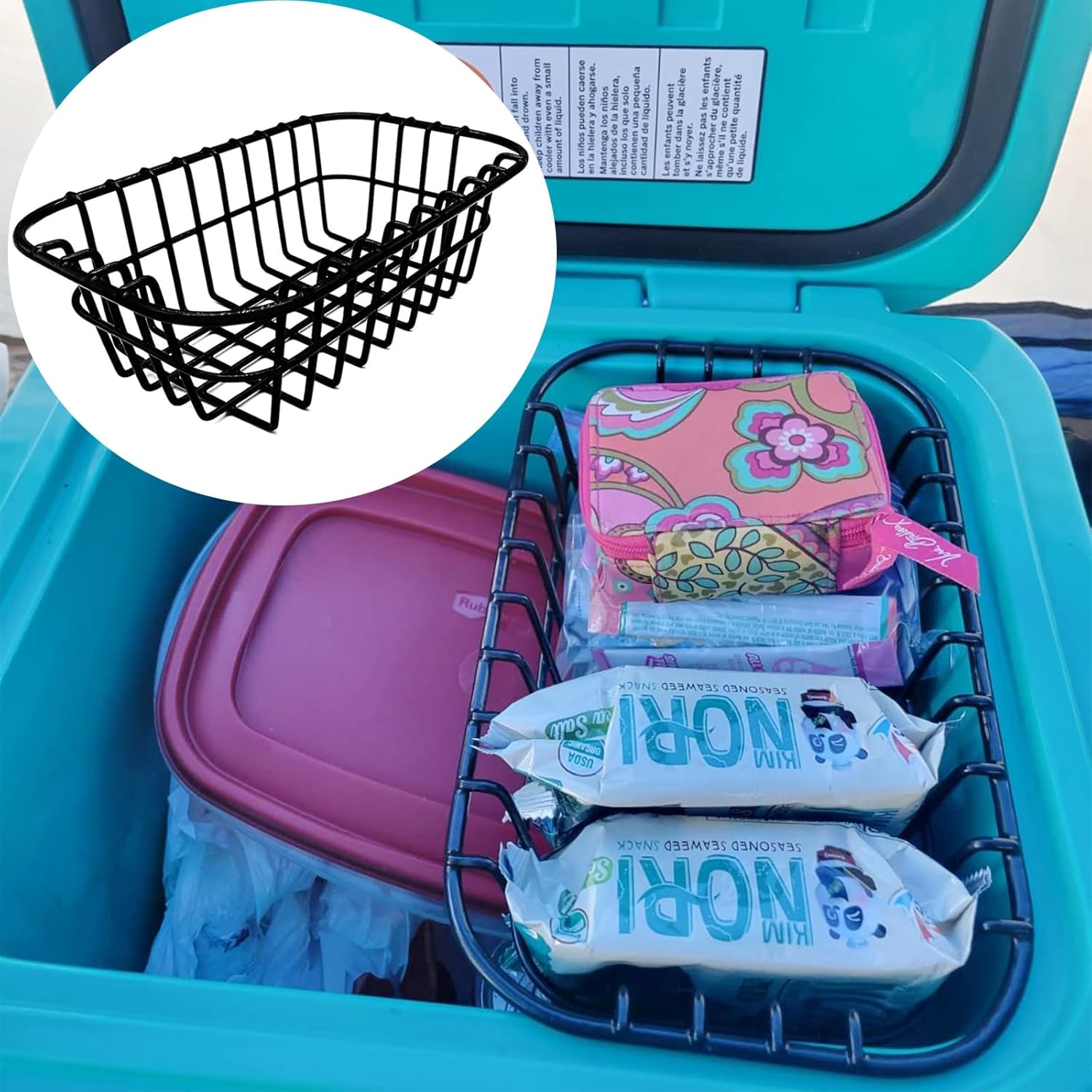 YETI Roadie 24とYeti Roadie32対応のクーラーバスケット。ドライグッズワイヤークーラーラックストレージは、小 【店内ポイント5倍】イエティ クーラーボックス YETI Roadie 24 ローディ