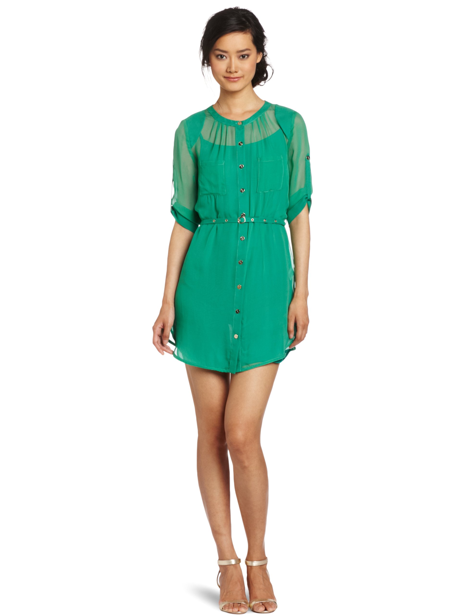 Aryn K Women's Shirt Dress