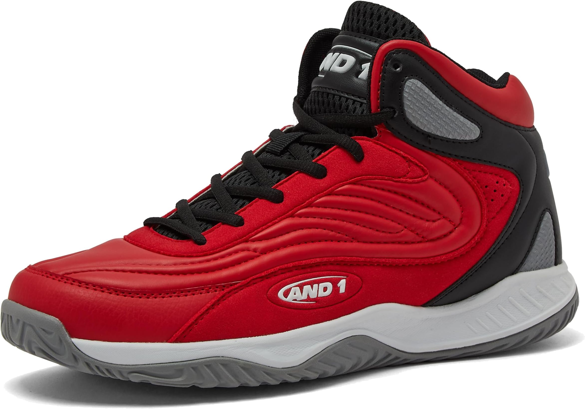 Pulse 3.0 Basketball Shoes for Men, Indoor or Outdoor, Street or Court Basketball Sneakers Men - Black, Red, or White Size 7 to 15