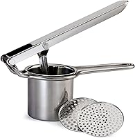 Vista 1 de Vinod Ricer de papas grande - Triturador de papas de acero inoxidable resistente Prensa manual y puré para frutas y verduras Herramienta