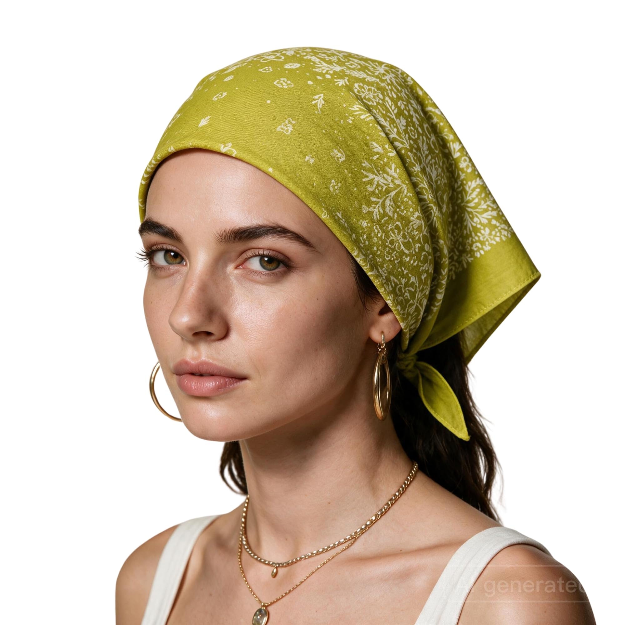The Peacock Crew Premium Soft Cotton Designer Bandana for Men and Women 22x22 in