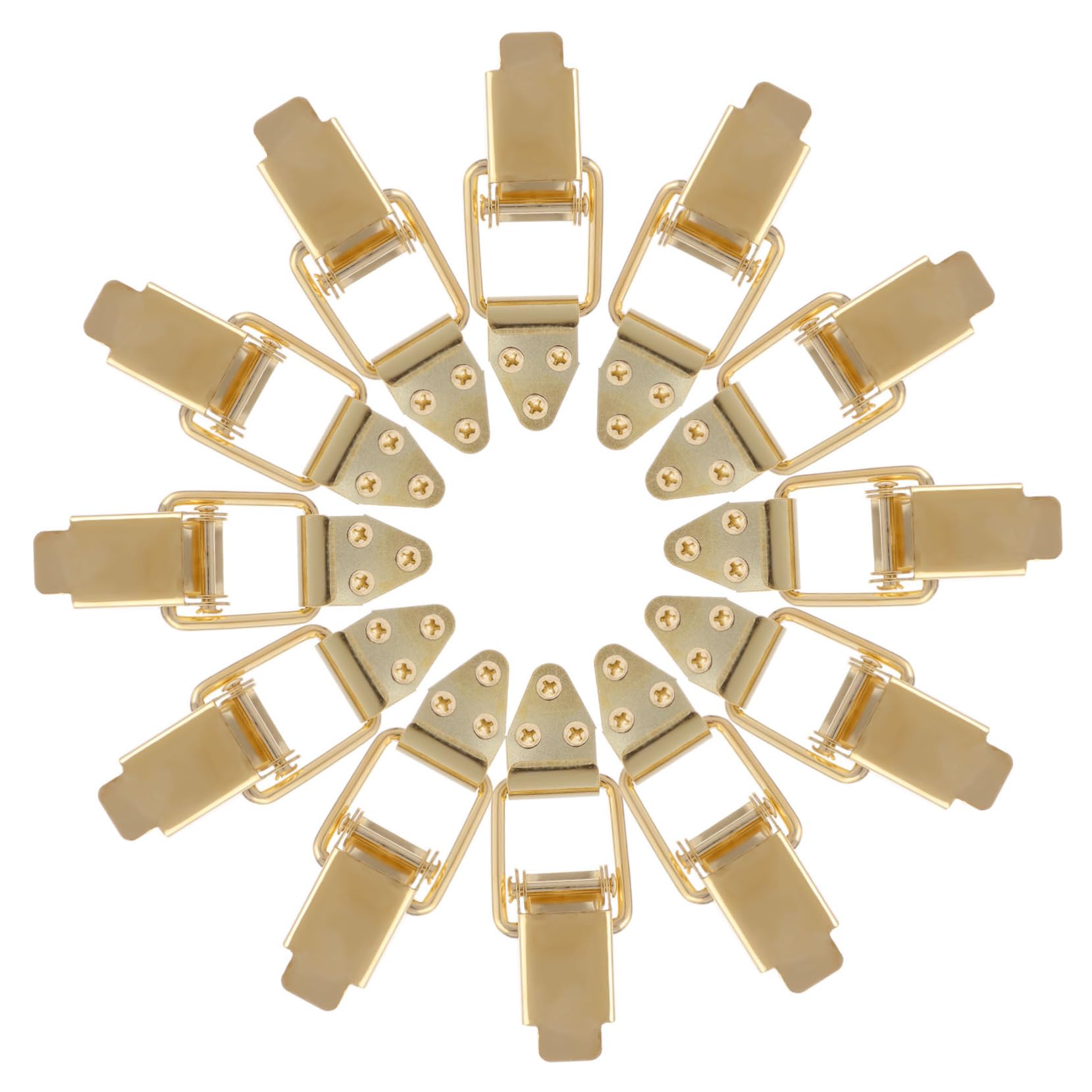 DECOMELODY Retro Elegant Design Spring Buckle Duckbill Hasp Lock for Luggage Case