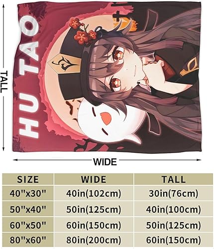 Miniatura 4 de HuTao - Manta de franela de felpa súper suave y cálida para sofá, dormitorio, decoración de sofá, regalos de 50 x 40 pulgadas, manta HuTao
