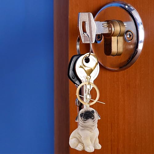 Miniatura 5 de 2 llaveros de mochila con gancho adorable para cachorros, para niños, niñas, perros, cachorros, regalos de fiesta para perros