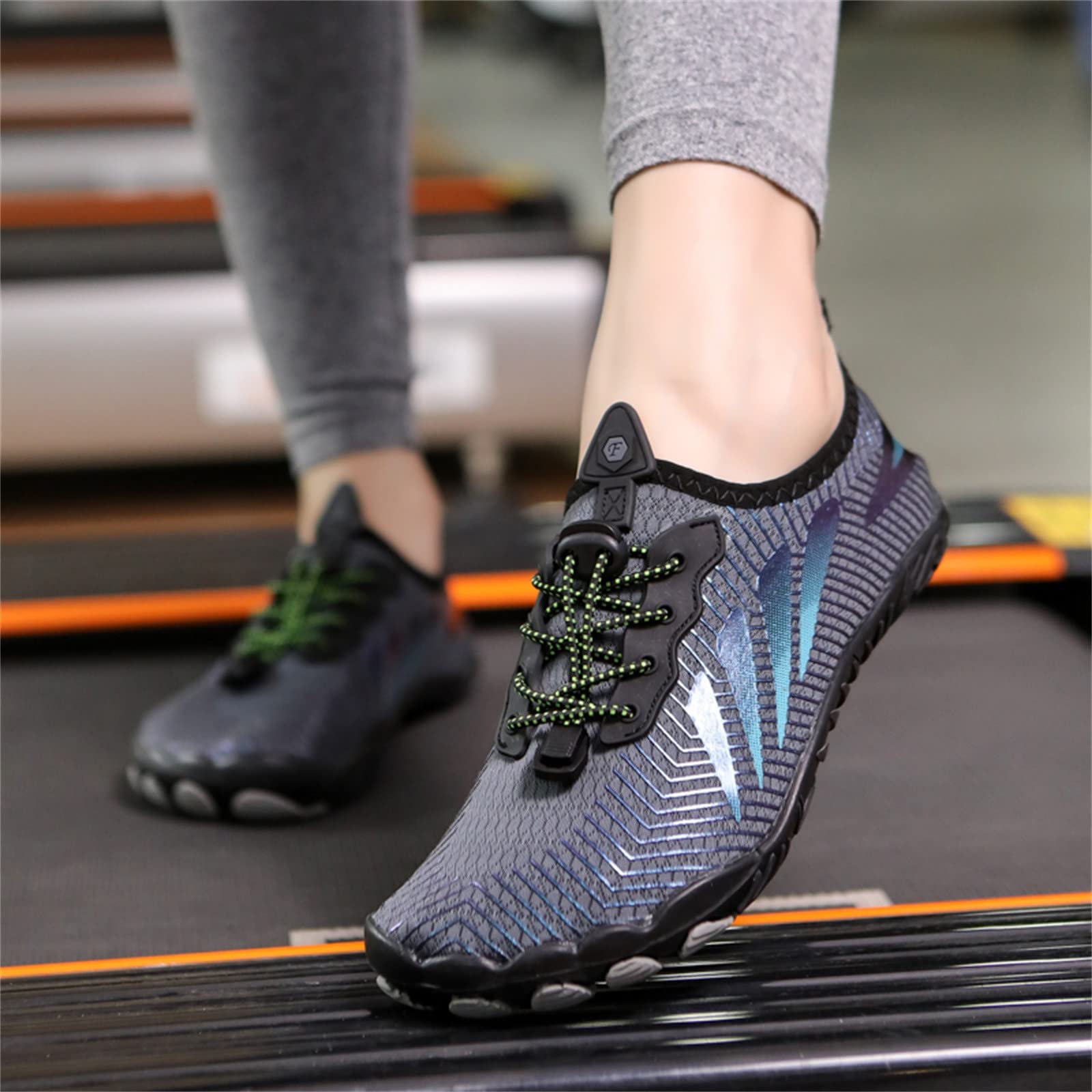 Générique Wasserschuhe für den Sommer, für Herren, schnelltrocknend, zum Schwimmen und Tauchen, Wandern, Wandern, flache Unterseite, rutschfest, bequem, Barfußball, Herren