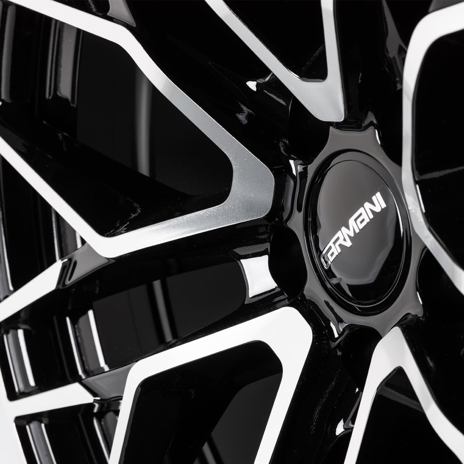 4x Carmani Felgen Alufelgen 20 Ludwig 8,0x18 ET30 5x112 black polish kompatibel mit VW Arteon Beetle Golf VII Passat Phaeton Scirocco Sharan Tiguan T